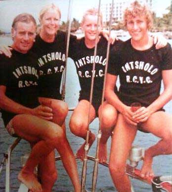 MacDonald family on their yacht.